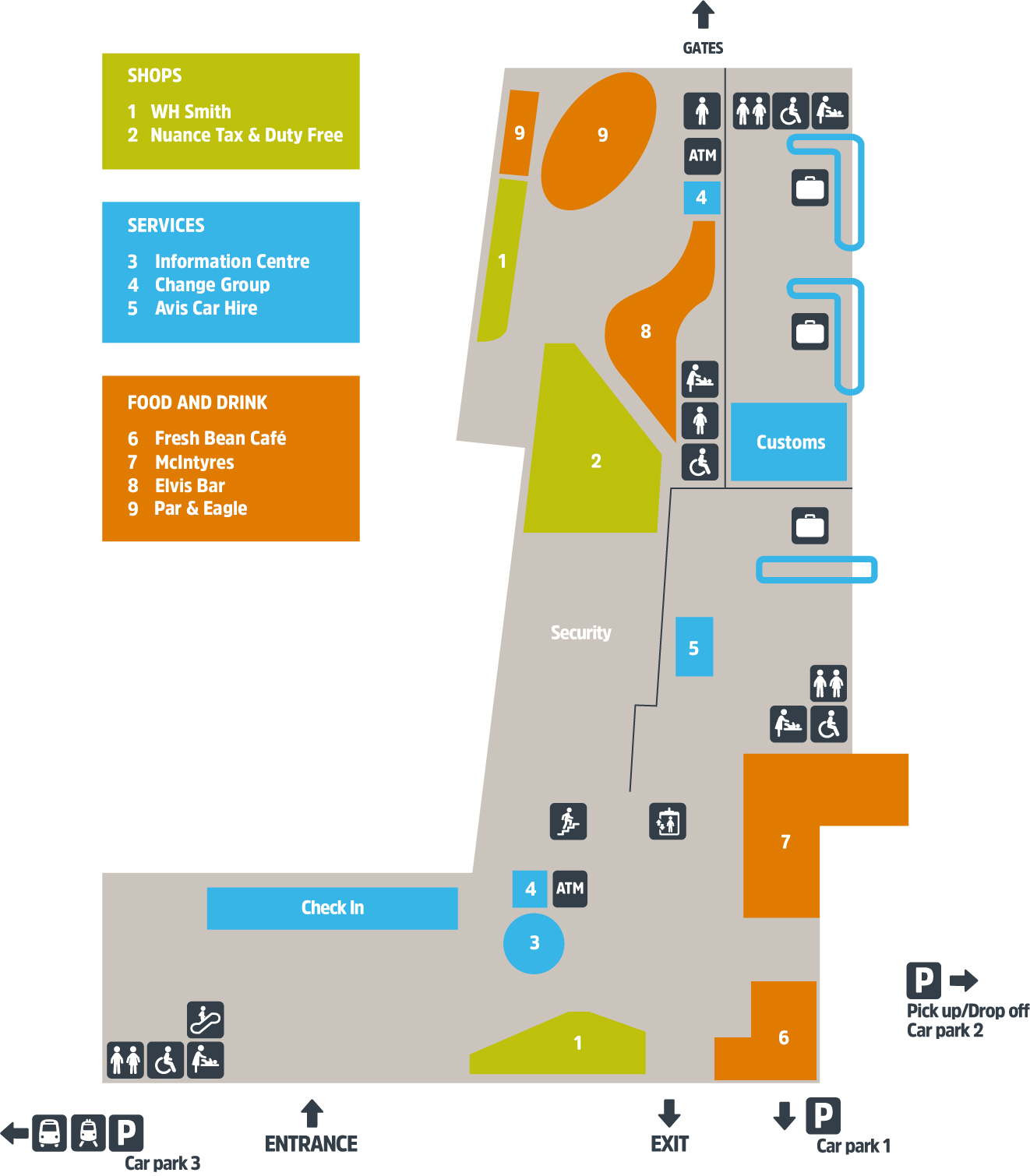 Airport Map Glasgow Prestwick Airport Glasgow Prestwick Airport   Airport Map 2019 